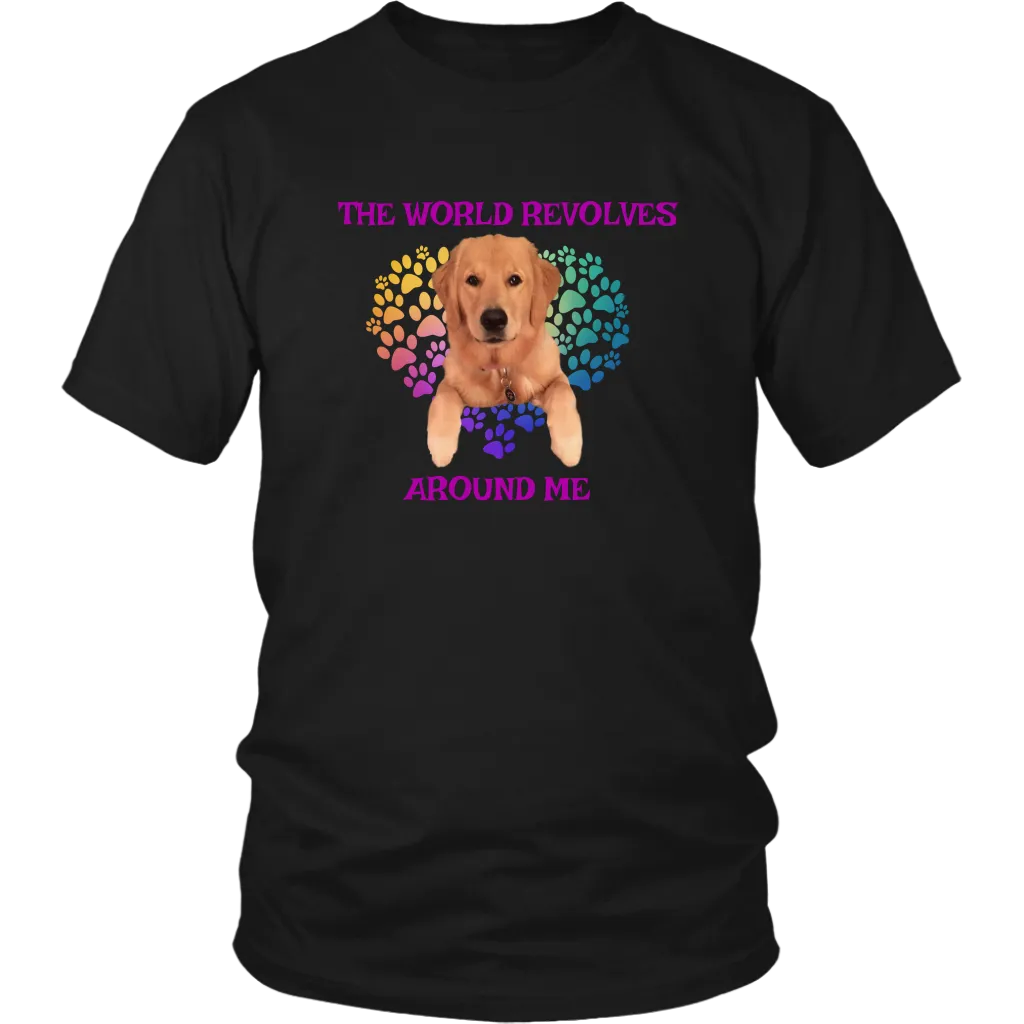 Rosebud World Shirt - Golden Retriever