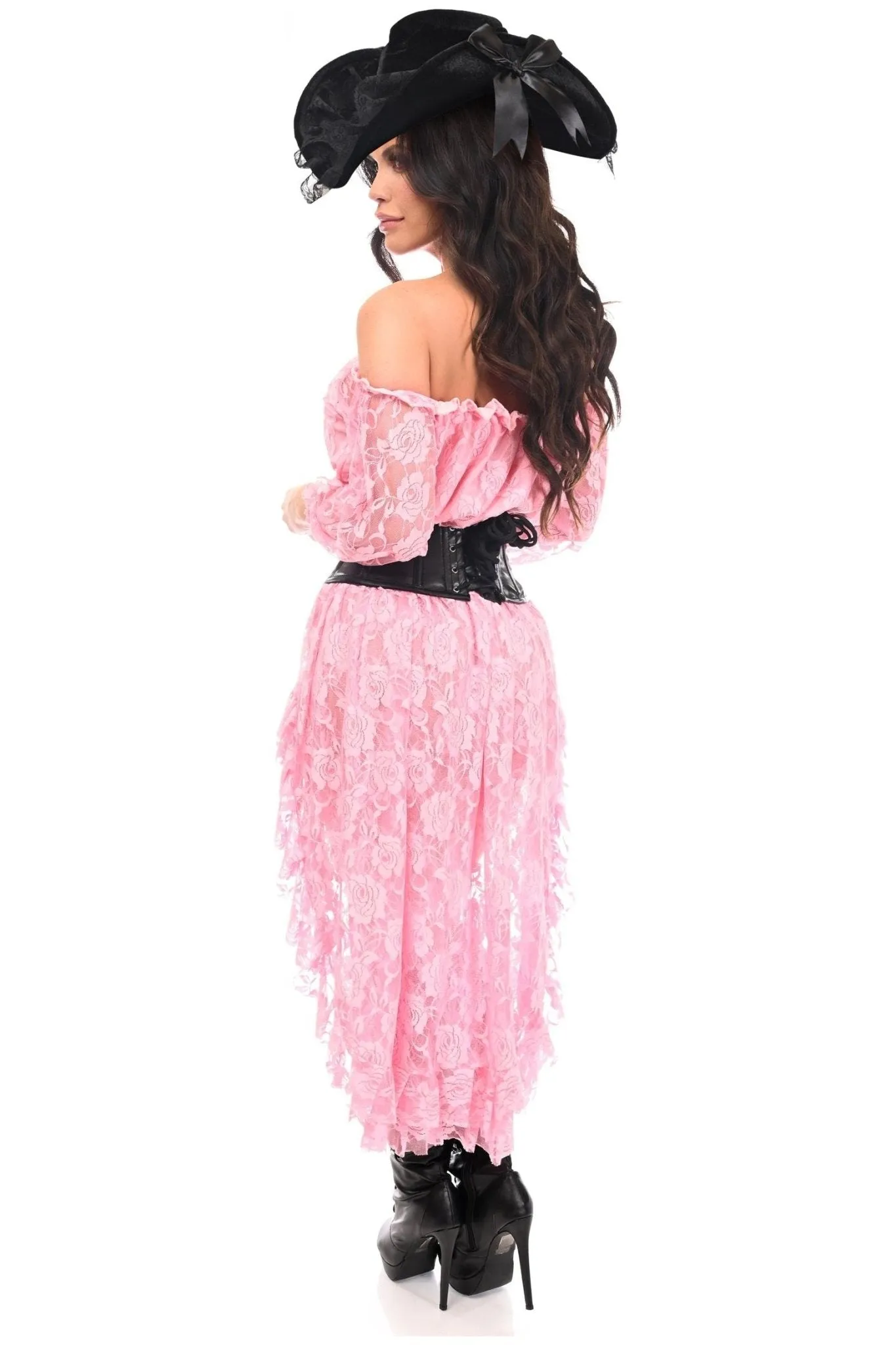 Rosy Buccaneer 4 PC Deluxe Pirate Costume Set