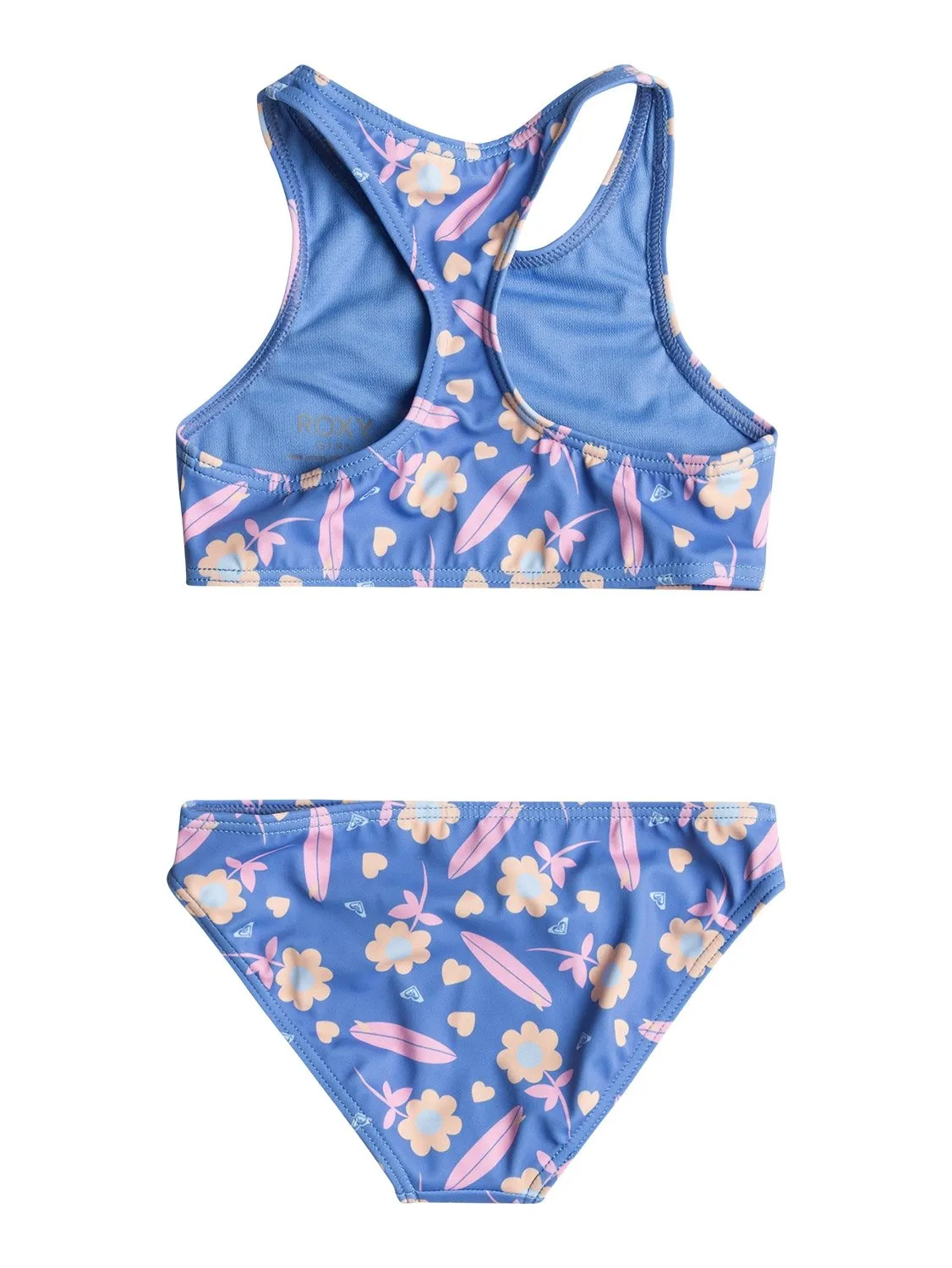 Roxy Pre-Girls Lorem Crop Top Swim Set