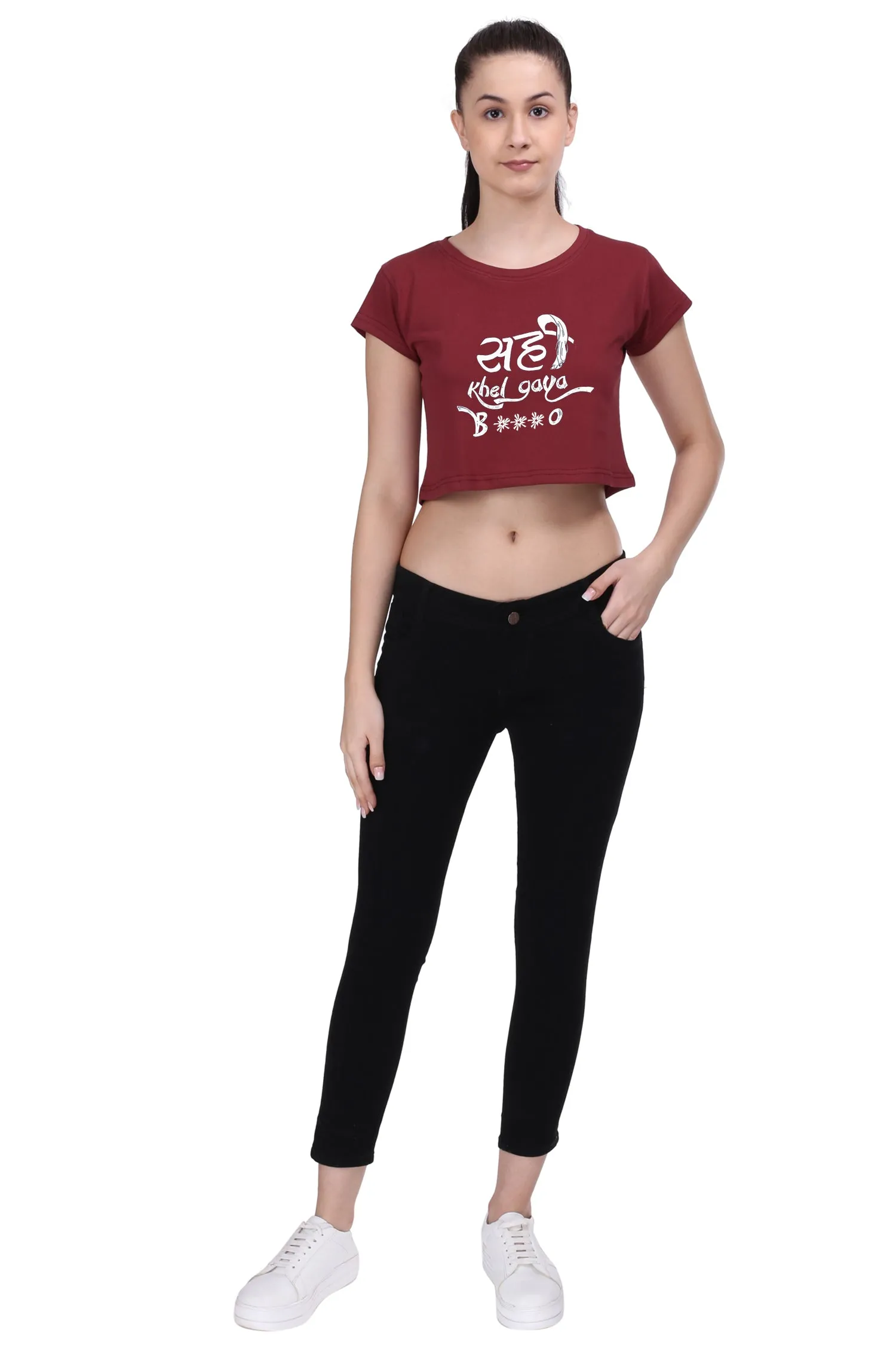 Sahi Khel Gaya Edition - Crop Top