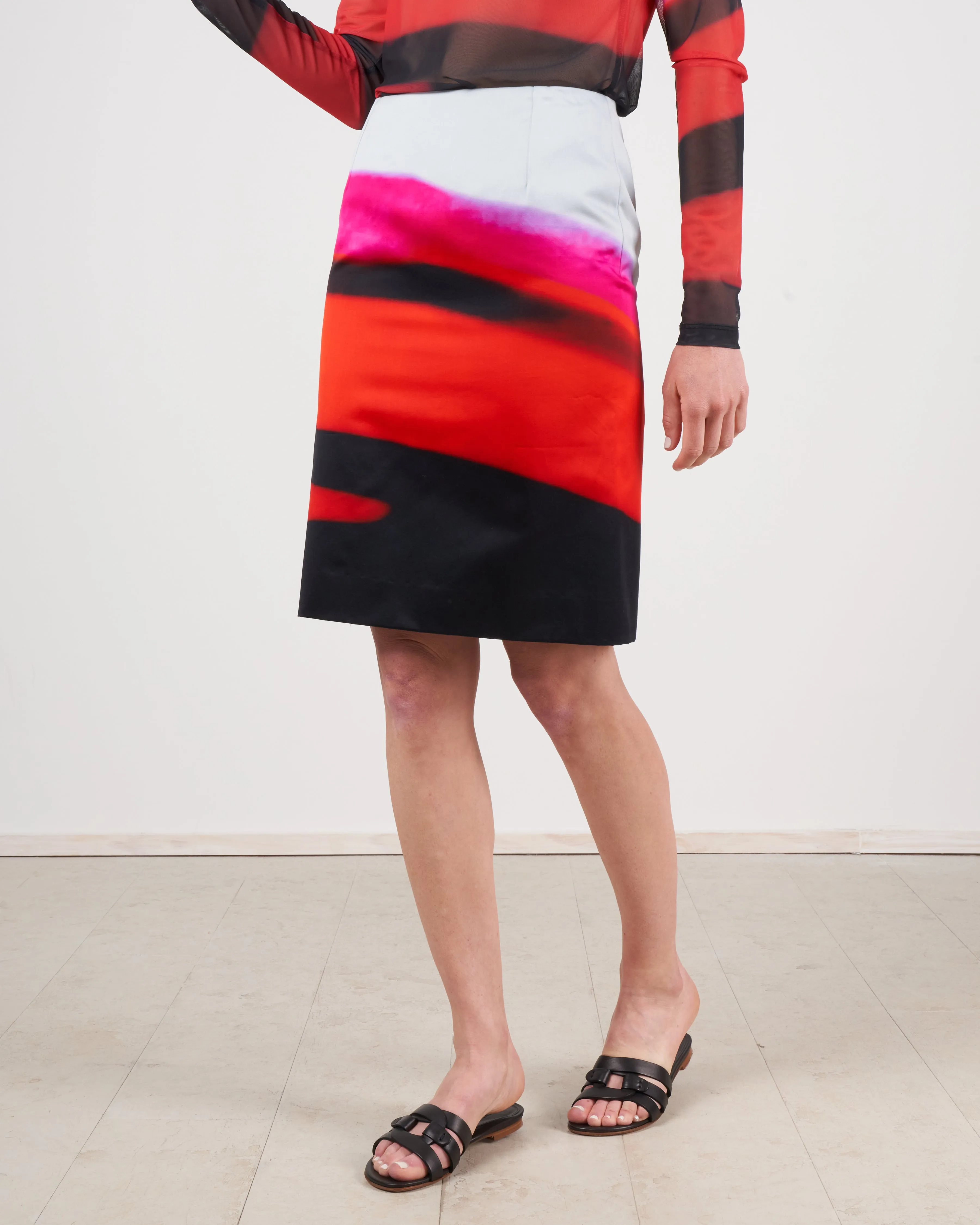 salby short skirt - red 352