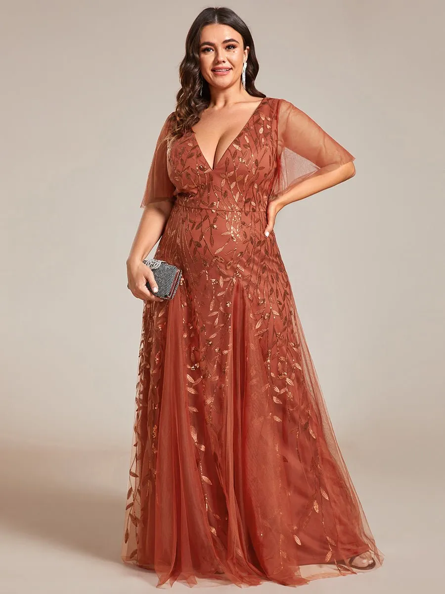 Sally burnt orange ball or evening dress s12 Express NZ wide