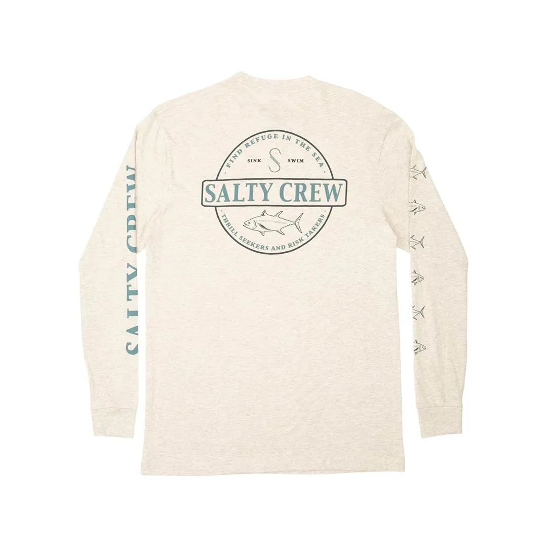 Salty Crew Deep Sea Premium L/S Tee Oatmeal