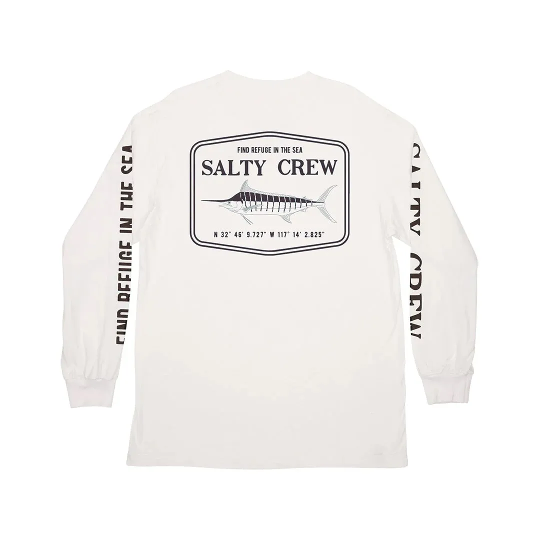 Salty Crew Stealth Long Sleeve Tee - White