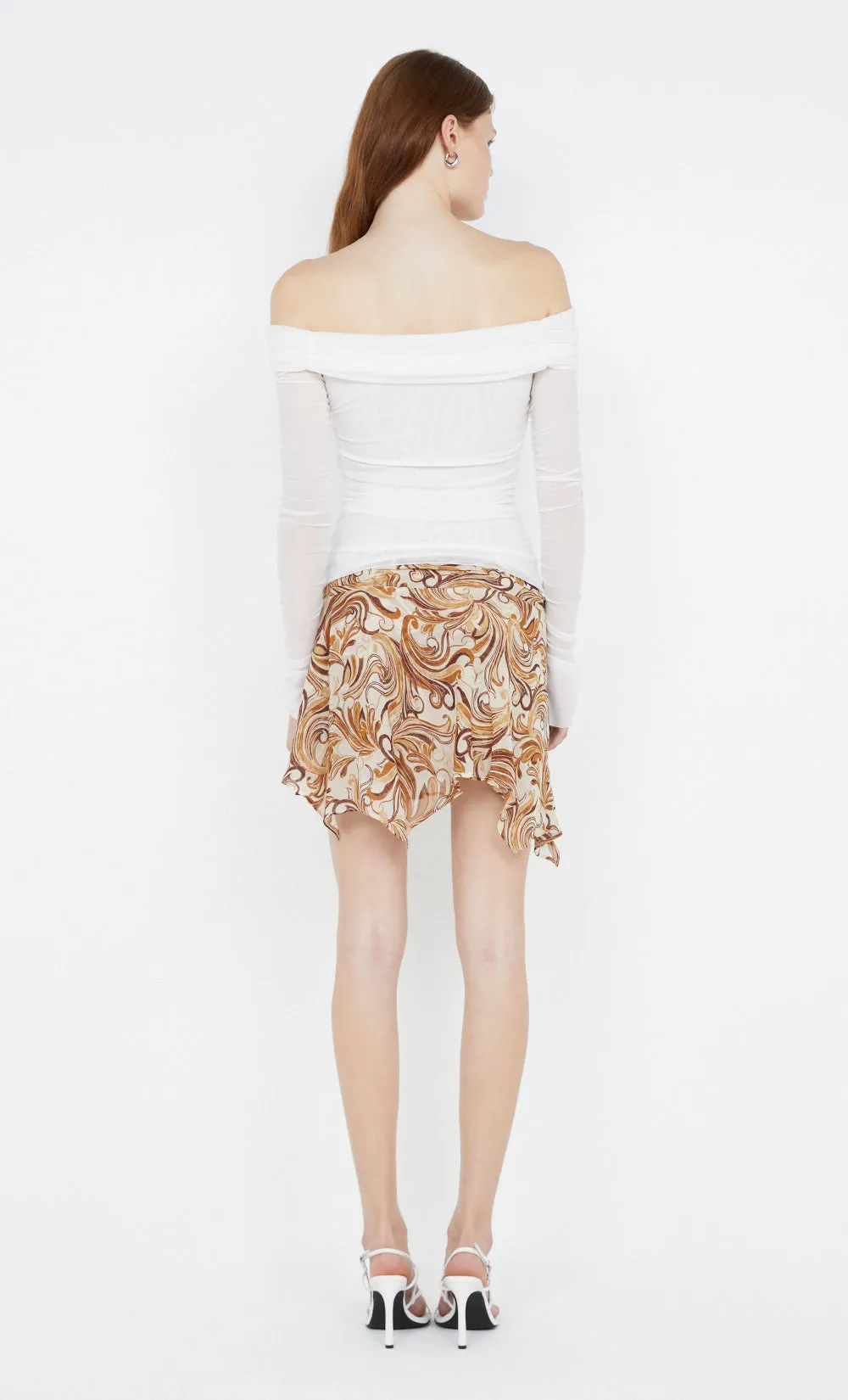 SASHAY LONG SLEEVE TOP - IVORY