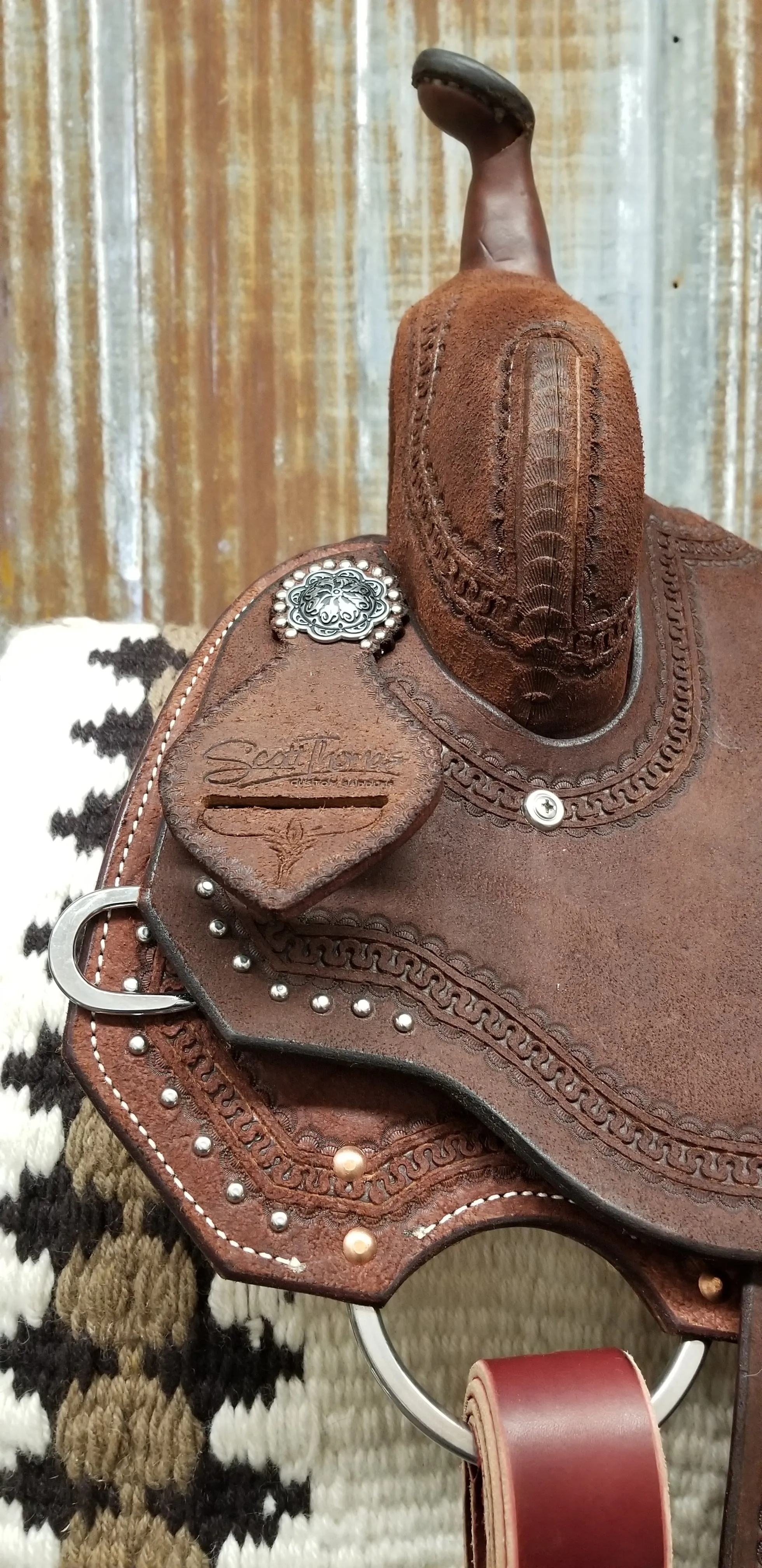 Scott Thomas Custom Chocolate Barrel Racer