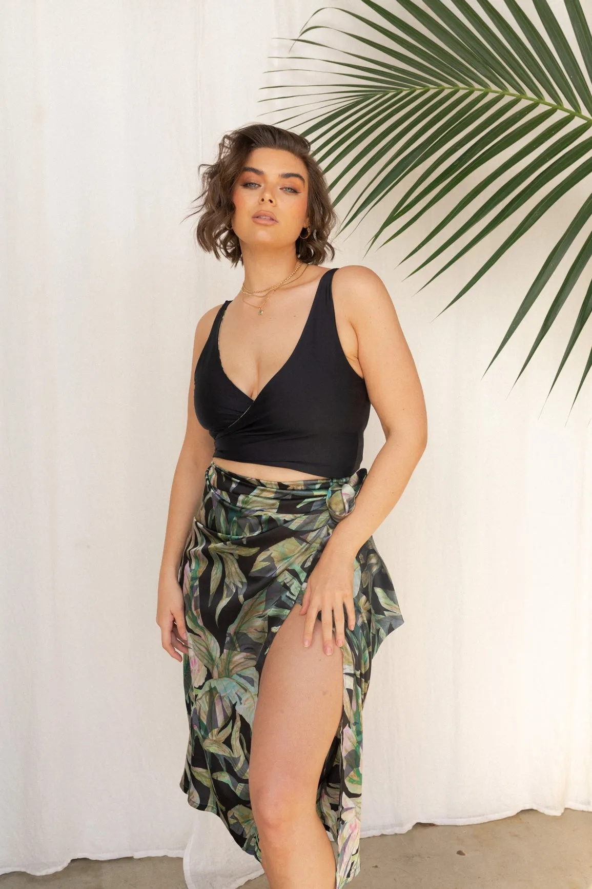 SECOND | Isla Wrap Skirt - Martinique