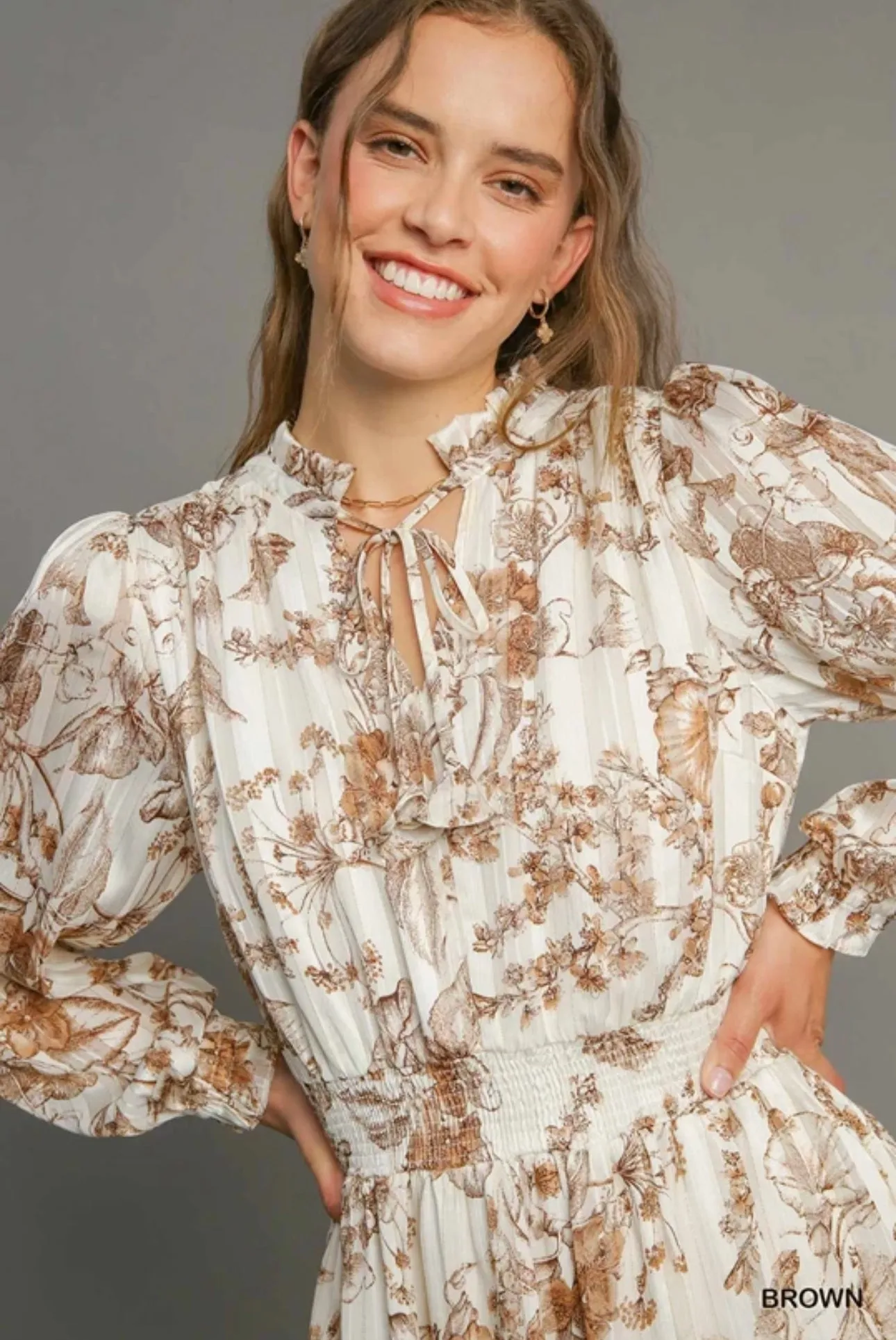 Sepia Maxi Dress
