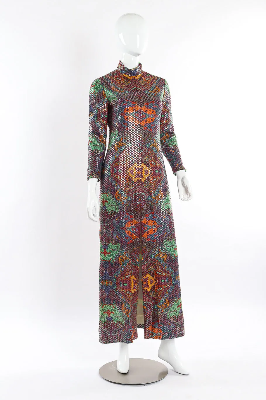 Sequin Column Dress