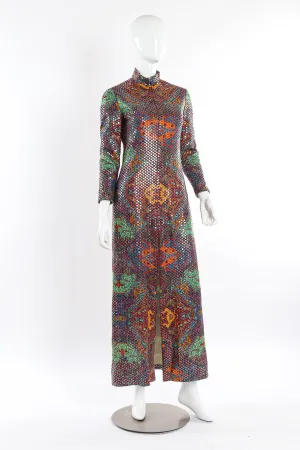 Sequin Column Dress