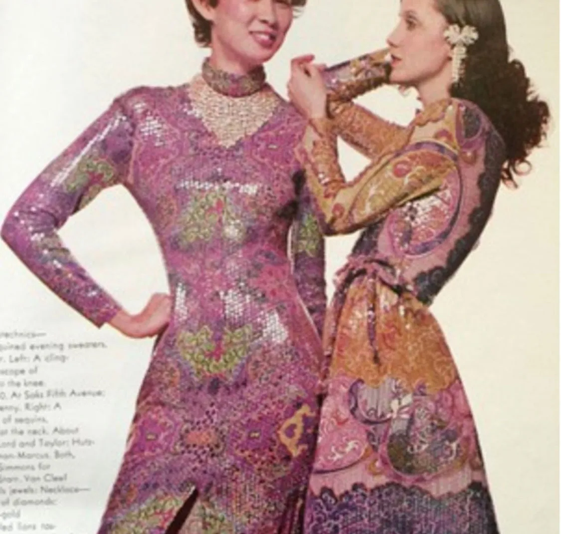 Sequin Column Dress