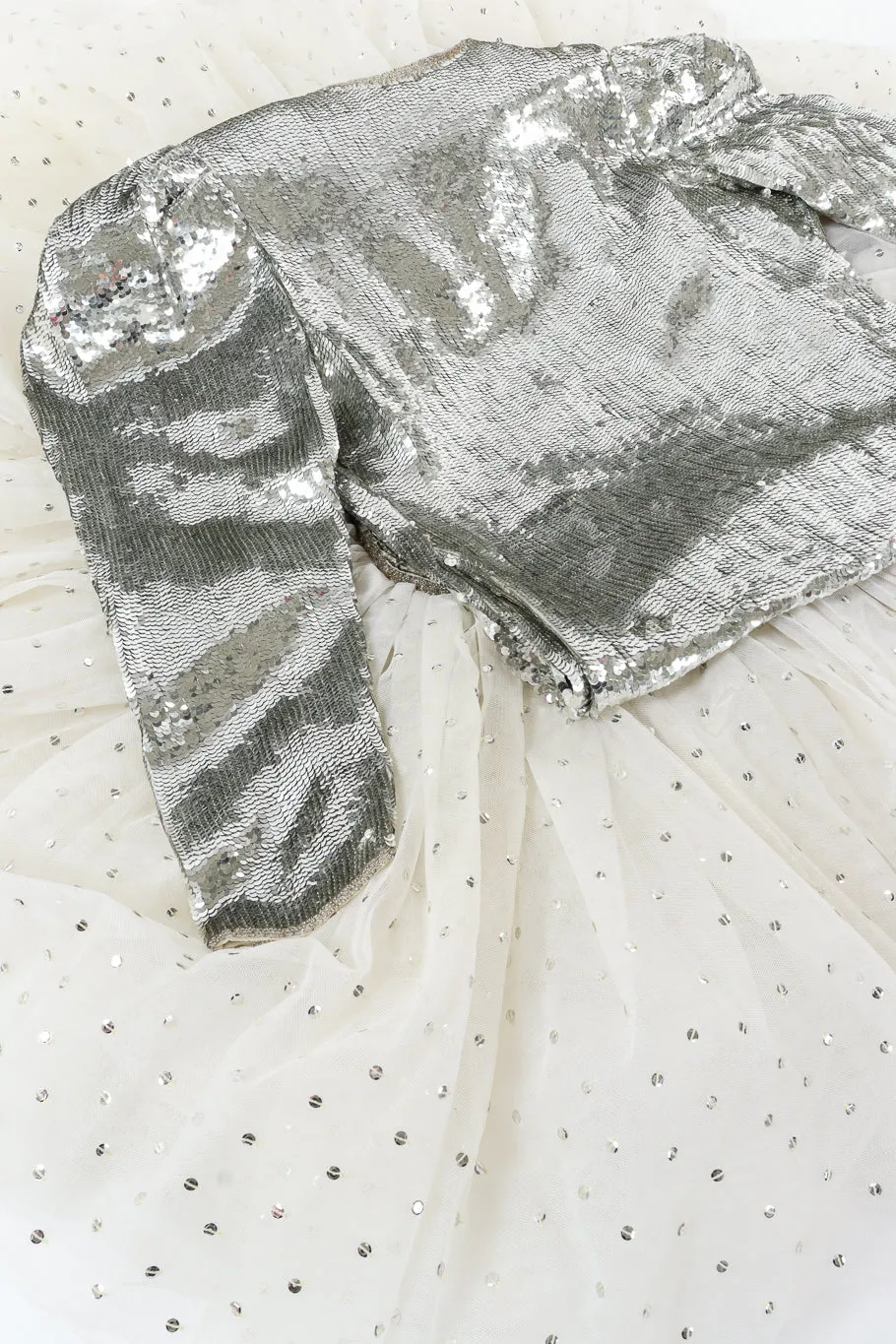 Sequin Tulle Mermaid Gown