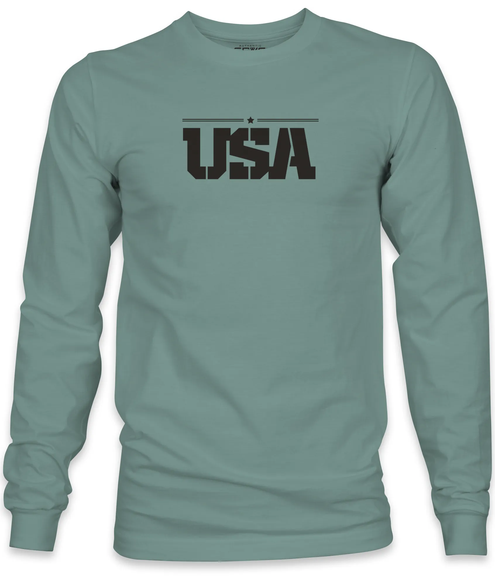 Shelby USA Long Sleeve Tee - SeaFoam