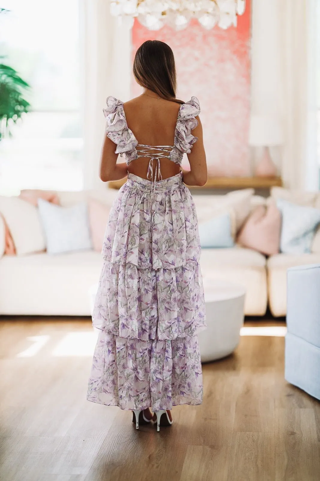 She's a Keeper Maxi Gown - Purple