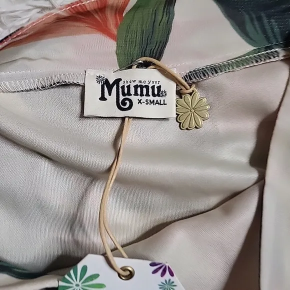 Show Me Your Mumu Princess Di Maxi Skirt Paradise Found Tropical XS New NWT
