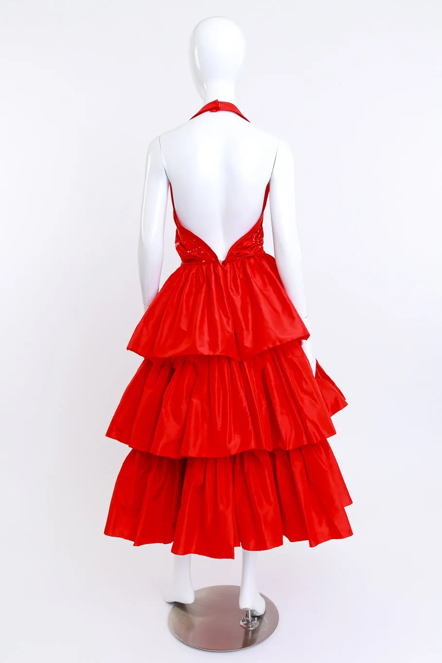 Splatter Tiered Party Gown