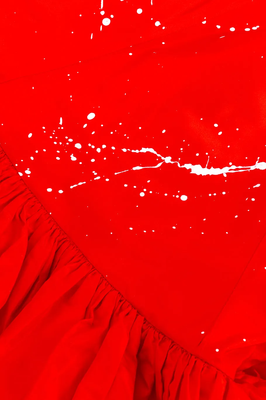 Splatter Tiered Party Gown