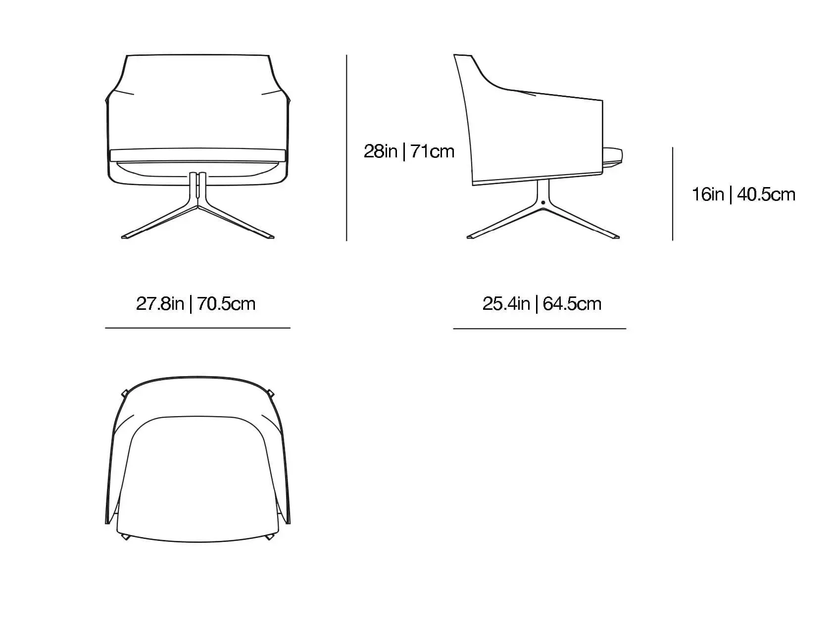Stanford Swivel - Armchair