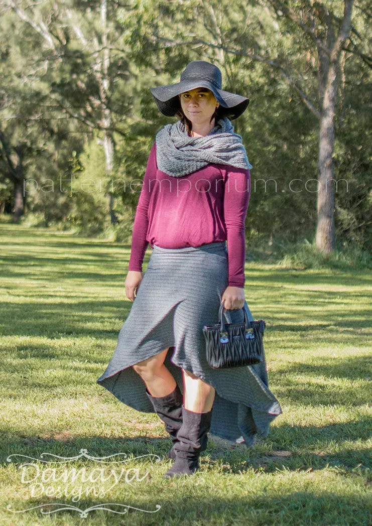 Starlight | High-Low Skirt Sewing Pattern