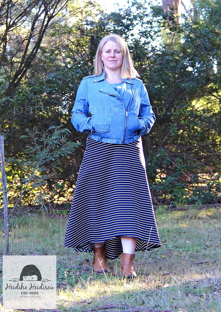 Starlight | High-Low Skirt Sewing Pattern