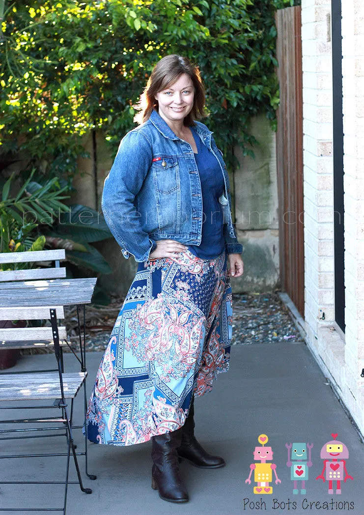 Starlight | High-Low Skirt Sewing Pattern