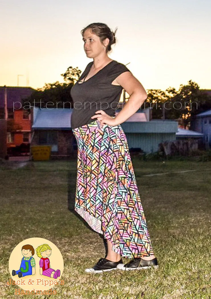 Starlight | High-Low Skirt Sewing Pattern