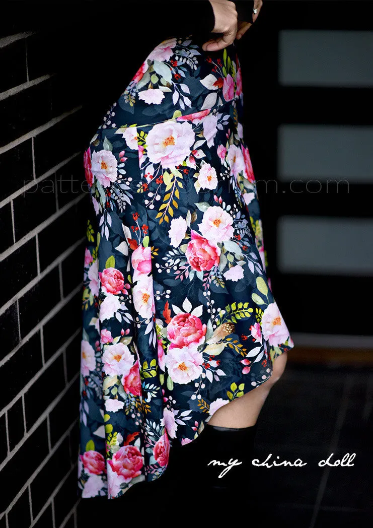 Starlight | High-Low Skirt Sewing Pattern