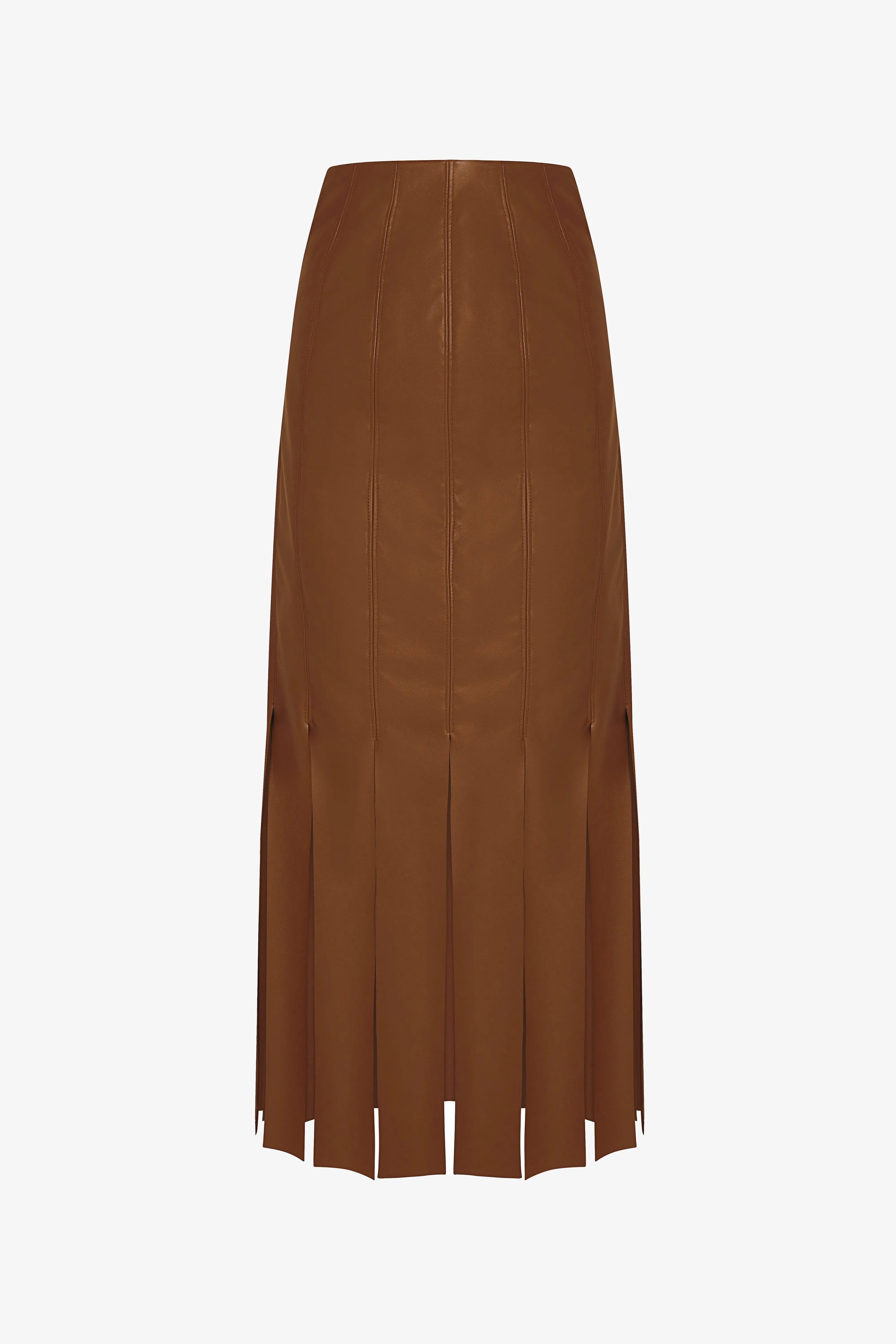 Strip Skirt - Vegan Leather