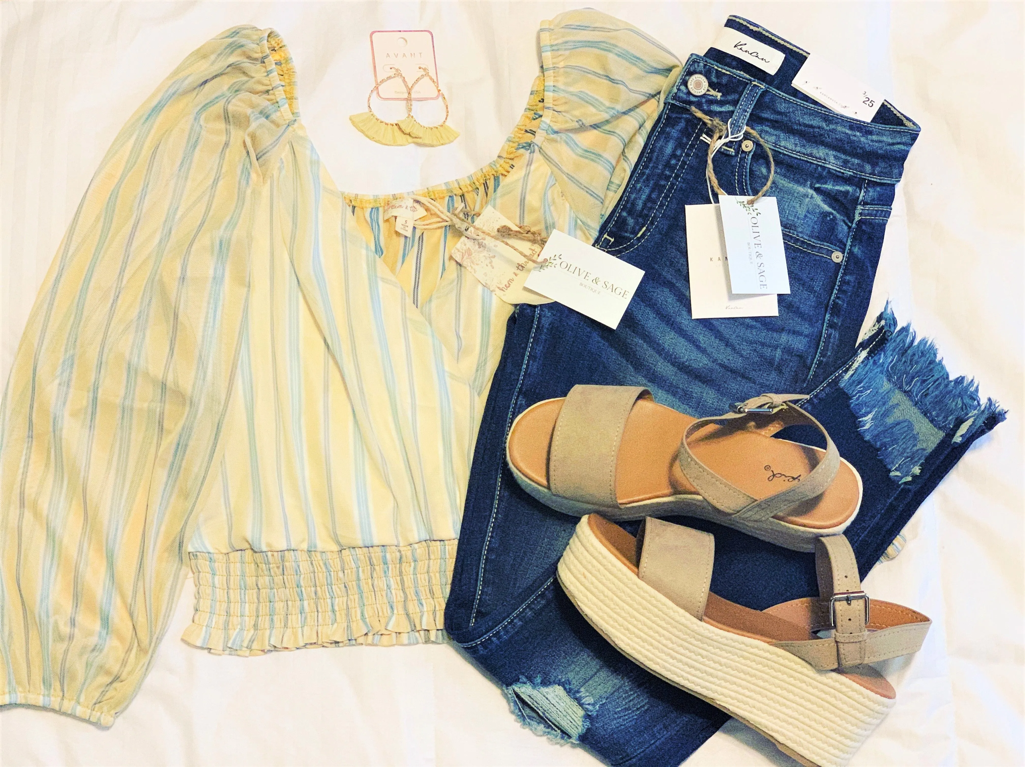 Striped Crop Top