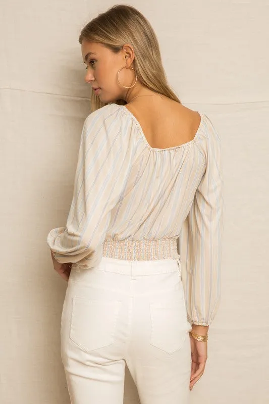 Striped Crop Top