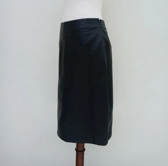 Style &amp; Co. Collection Genuine Leather Skirt