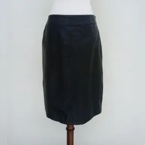 Style &amp; Co. Collection Genuine Leather Skirt