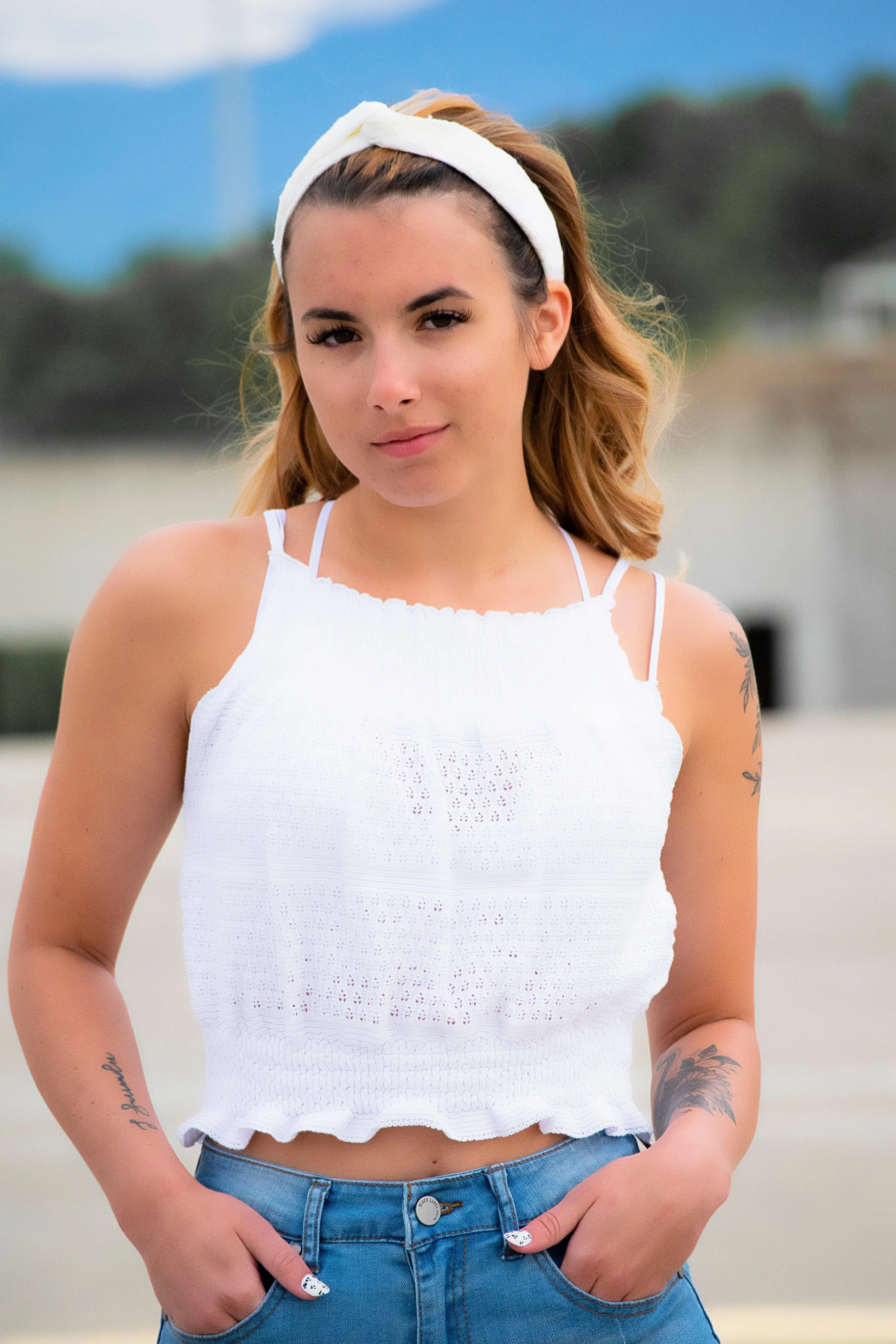 Summer Dreamin Top- White