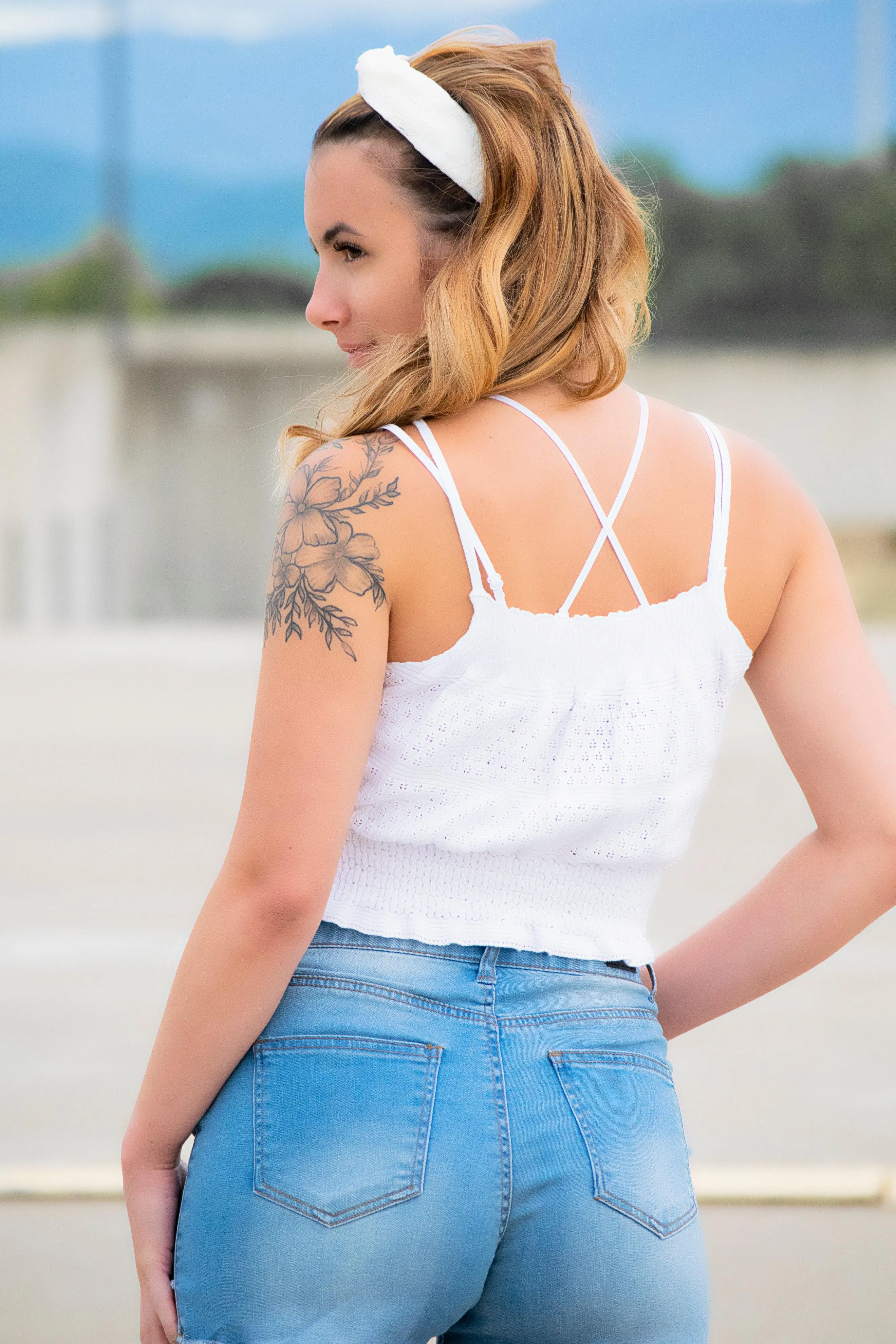 Summer Dreamin Top- White