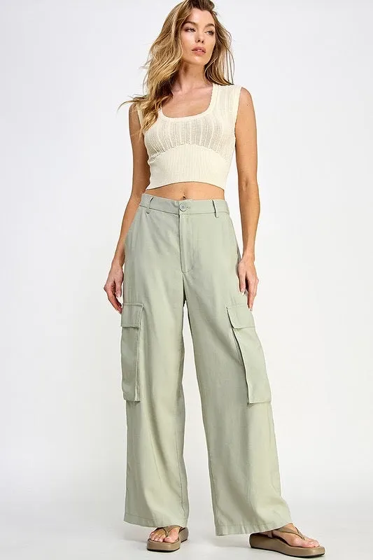 Sweater crop ivory top