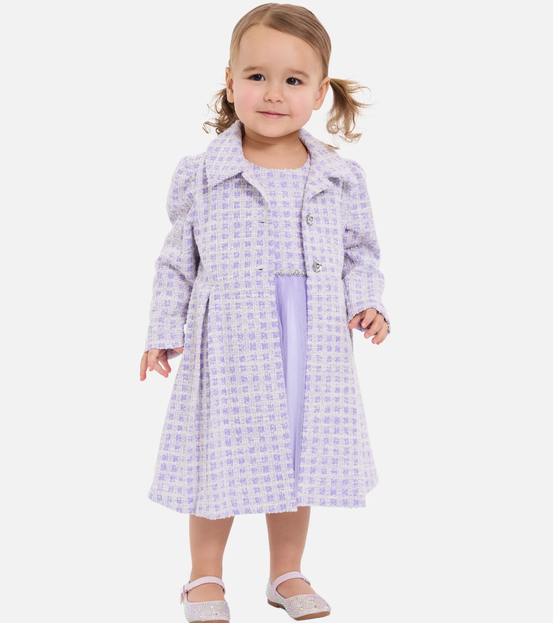 Talia Boucle Coat Set