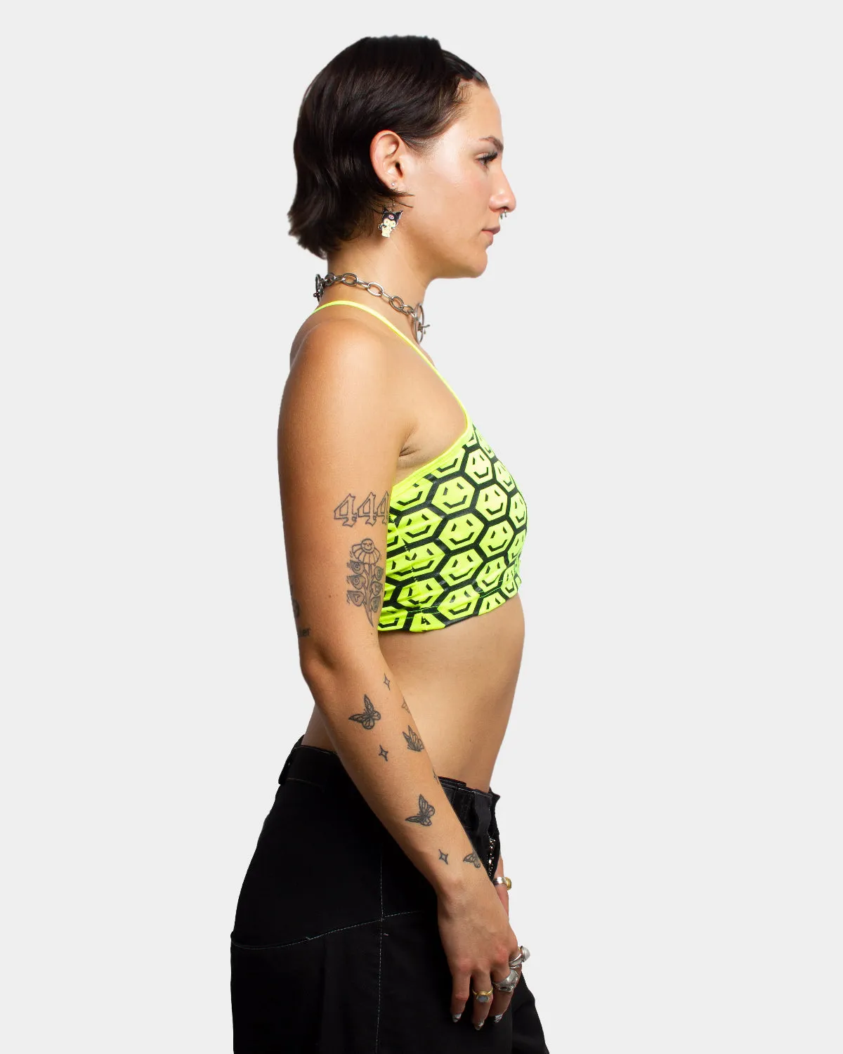 TANK CROP TOP HEX SMILEY