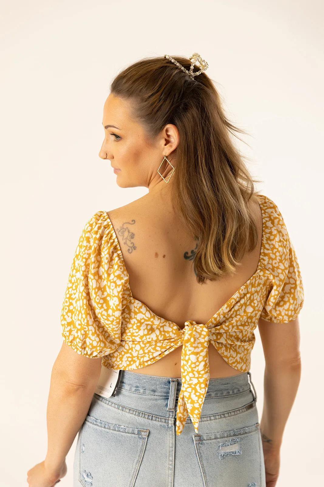 Tara Tie Back Crop