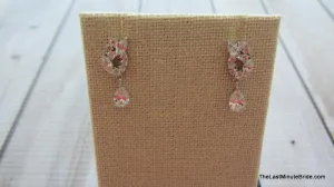 Tear Drop CZ Earrings 068414