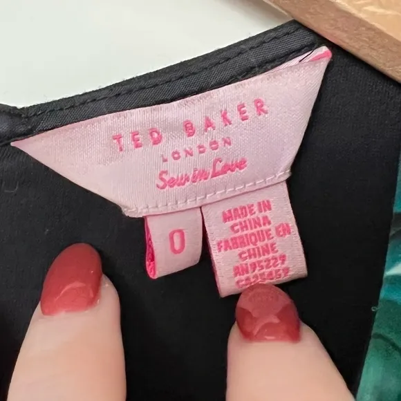 Ted Baker London Draped Mini Dress