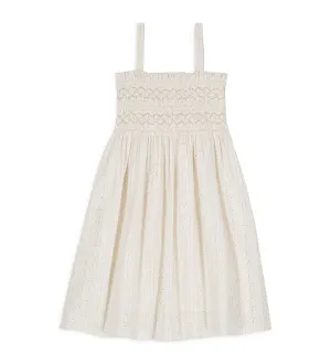 Tessali Lurex Embroidered Dress