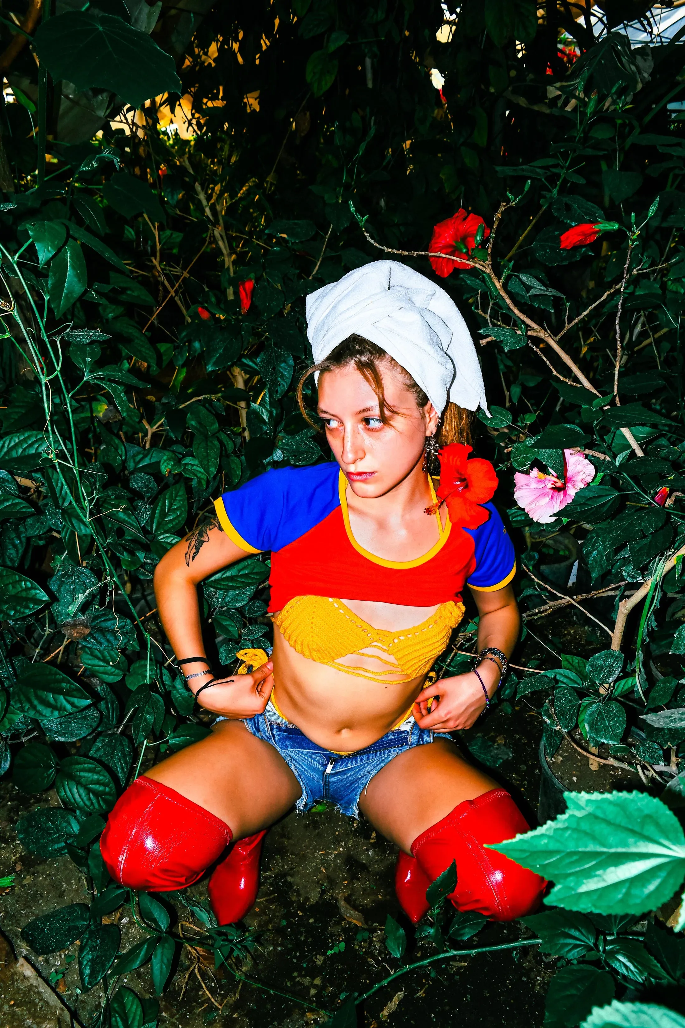 The Phoenix Remix Crop Tee