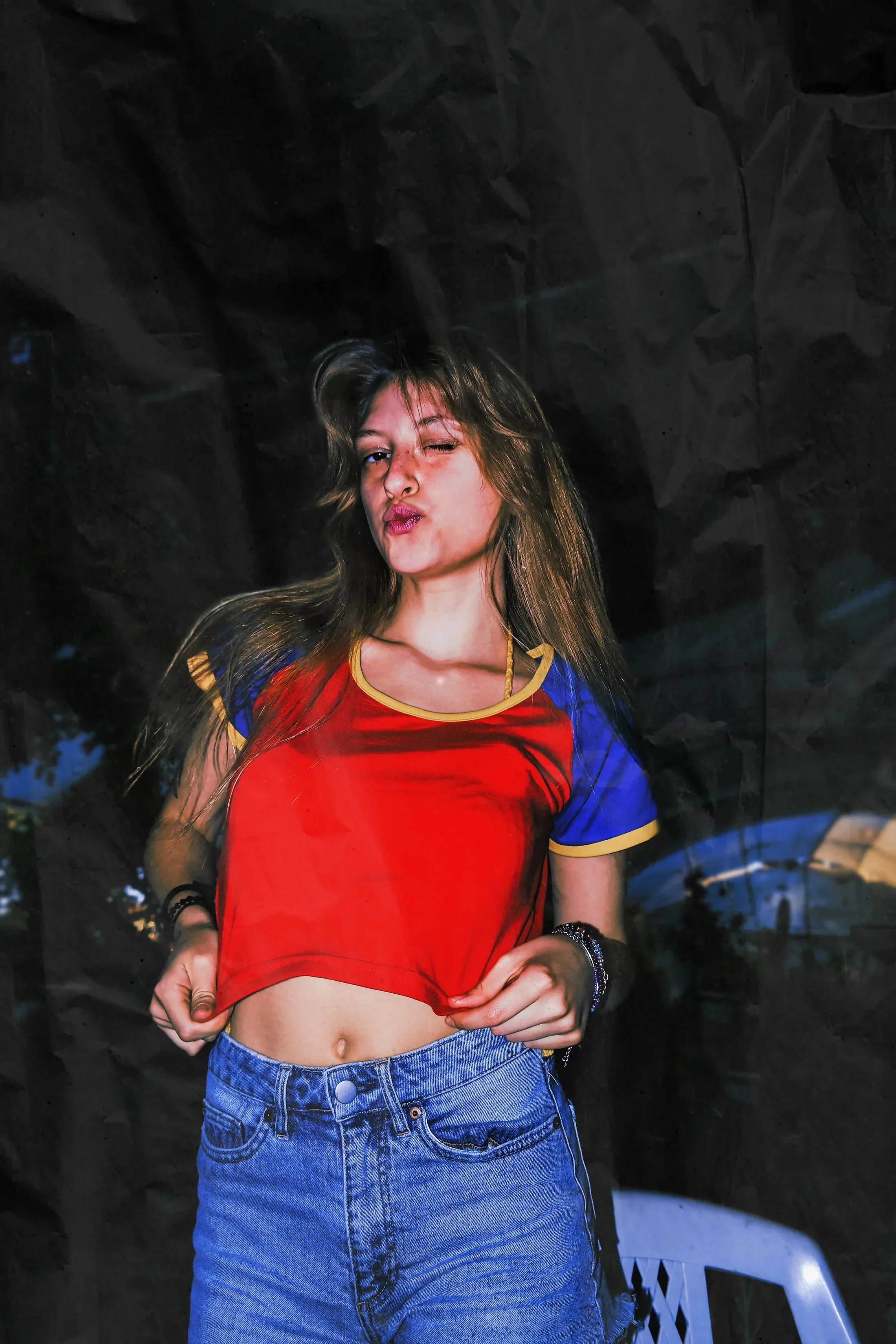 The Phoenix Remix Crop Tee