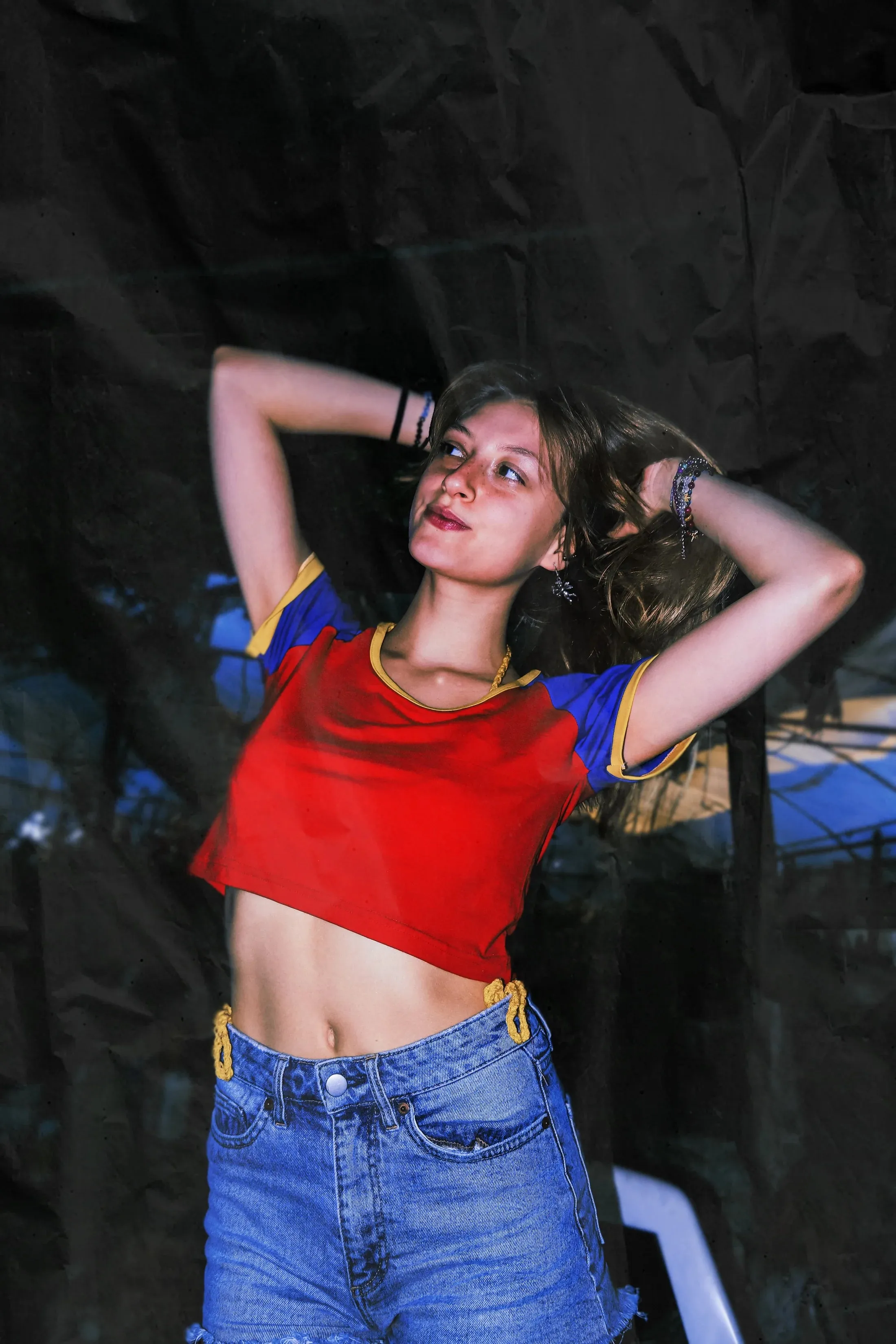 The Phoenix Remix Crop Tee