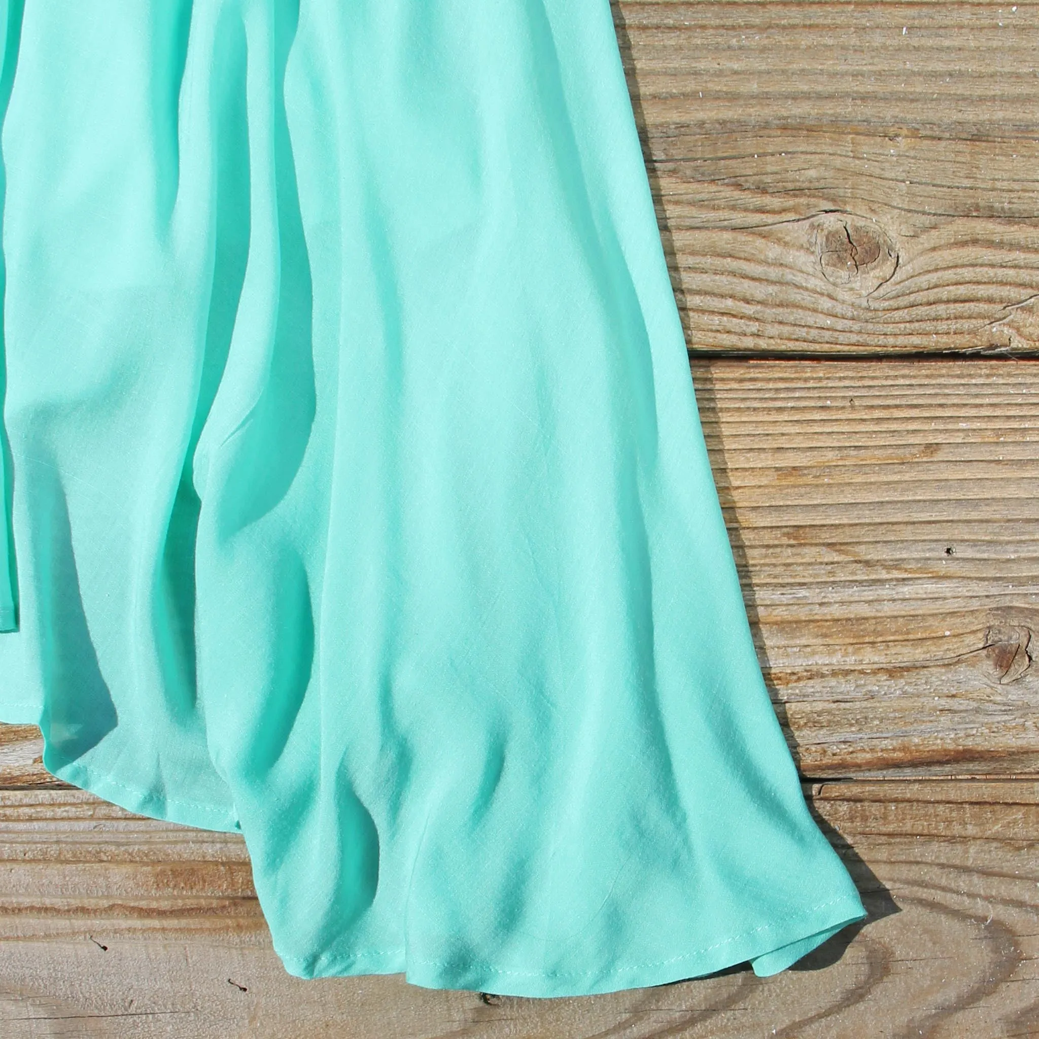The Sable Dress in Turquoise