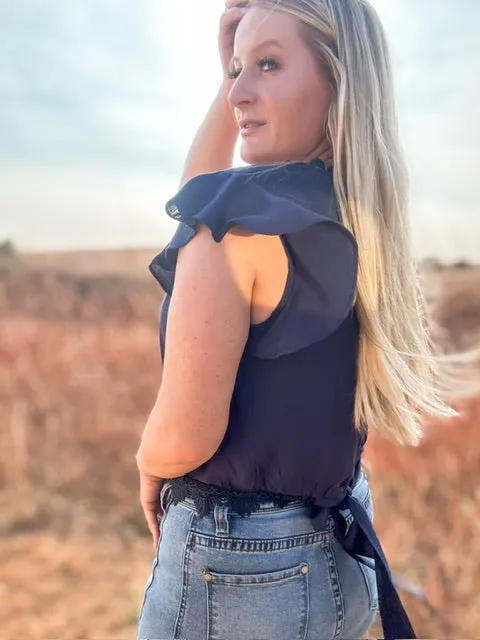The Tulsa Time Lace Hem Top