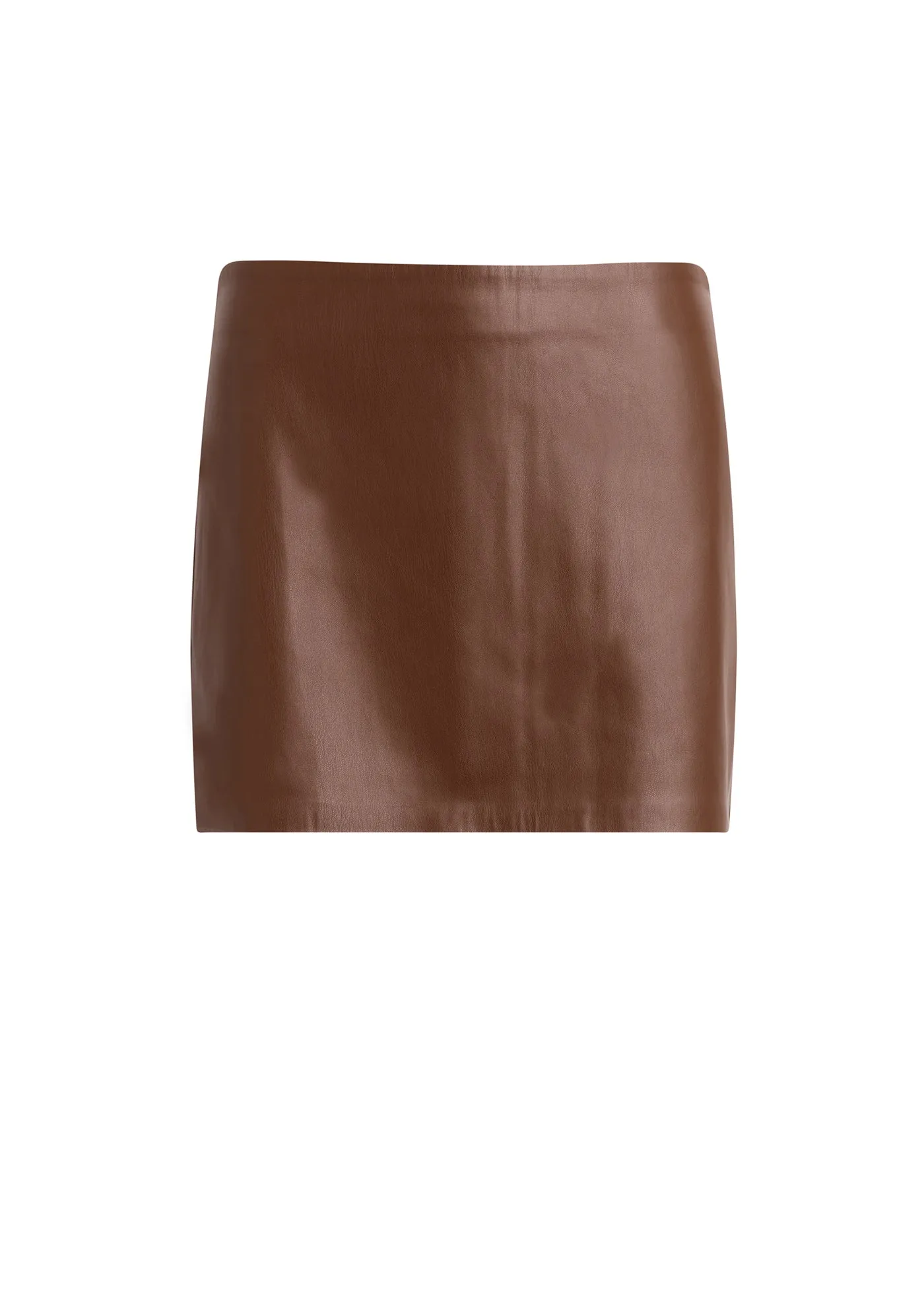 THE VEGAN LEATHER MINI SKIRT
