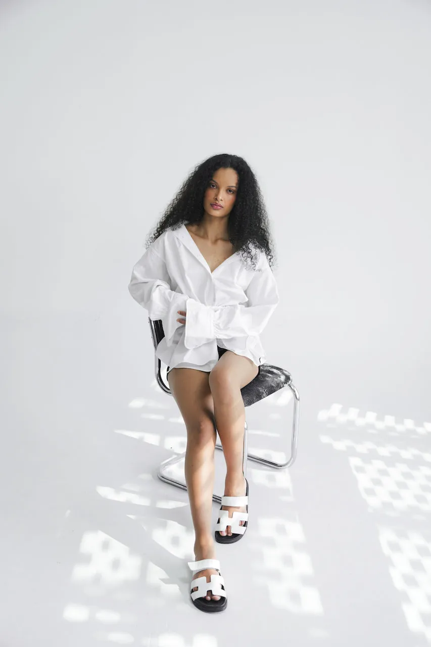 The Wrap Boyfriend Shirt