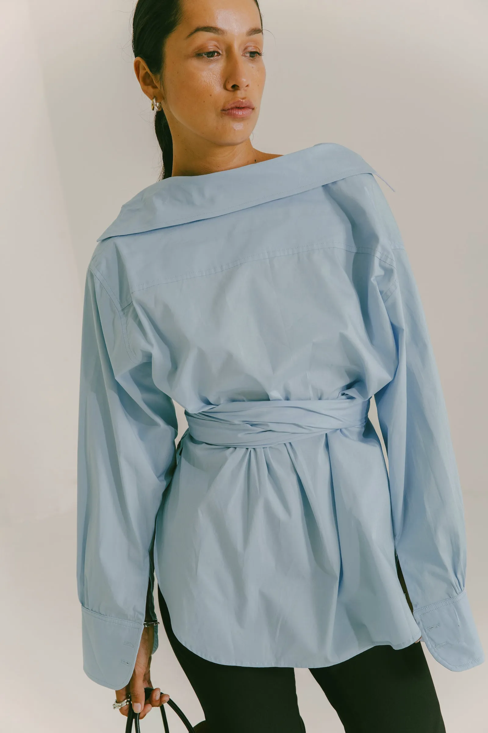The Wrap Boyfriend Shirt