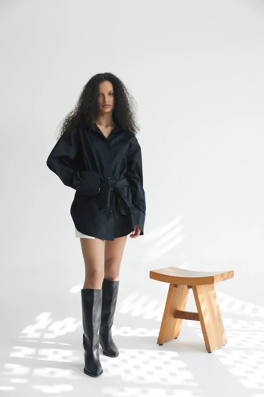 The Wrap Boyfriend Shirt